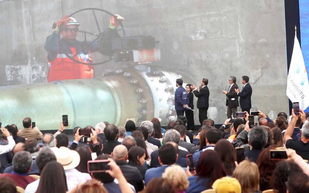 Minera Los Pelambres estrena planta desalinizadora y espera aumentar al doble su producción el 2027