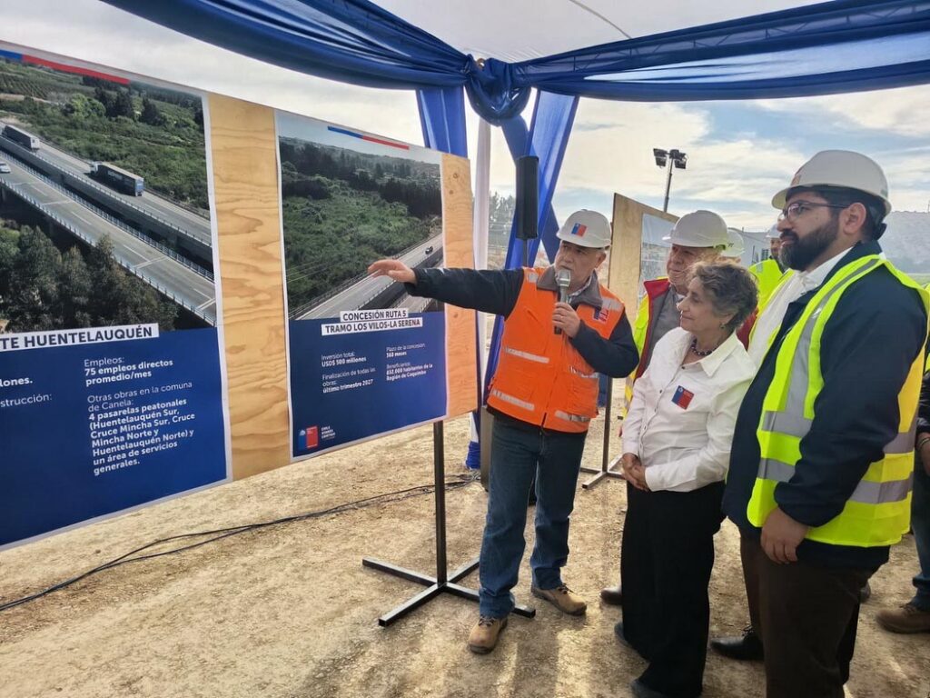Inician obras de modernización de la ruta 5 entre La Serena y Los Vilos