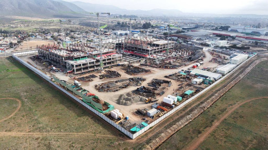 Obras del nuevo Hospital de Coquimbo alcanzan un 20% de avance y mantiene puesta en servicio para inicios del 2029