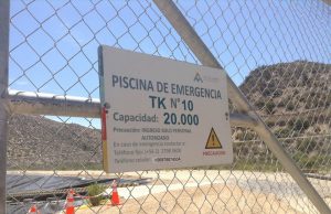 Corte de La Serena ordena a manifestantes cesar la obstrucción del camino de ingreso a piscinas de emergencias de minera Los Pelambres