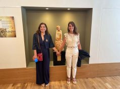 Escultura de Gabriela llegó al museo de Maillene, Francia