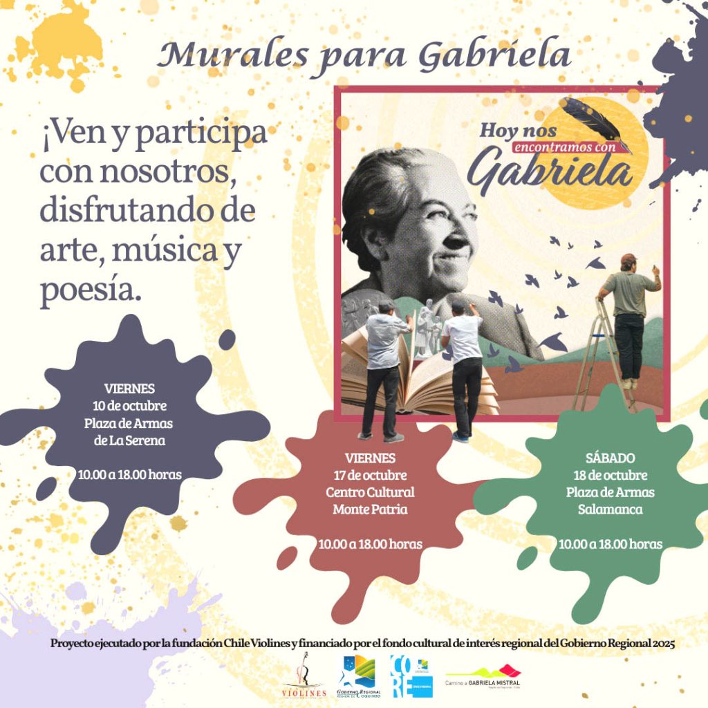 Murales para Gabriela: Invitan a intervención artística regional
