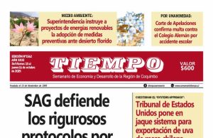 Semanario Tiempo Viernes 10 de Octubre de 2025