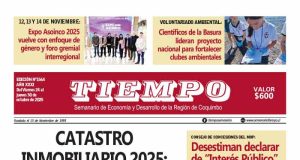 Semanario Tiempo Viernes 24 de Octubre de 2025