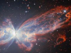 Observatorio Gemini Sur capta impresionante imagen de la Nebulosa Mariposa, situada a 2.500 años luz