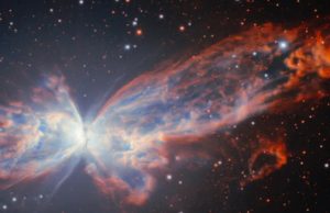 Observatorio Gemini Sur capta impresionante imagen de la Nebulosa Mariposa, situada a 2.500 años luz