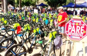 70 niñas y niños de la provincia del Choapa reciben bicicletas y lecciones de educación vial