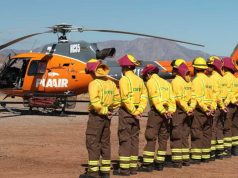 Presentan aeronave que apoyará el combate de incendios forestales en la región durante 90 días