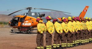 Presentan aeronave que apoyará el combate de incendios forestales en la región durante 90 días
