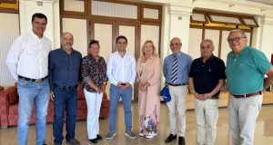 Visita de diputado sanjuanino Cristian Andino a CORPAN