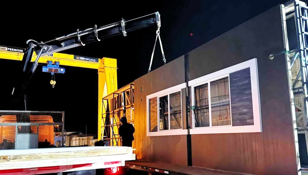 En Monte Patria instalan las primeras viviendas “industrializadas” de la Región de Coquimbo