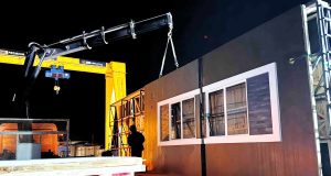 En Monte Patria instalan las primeras viviendas “industrializadas” de la Región de Coquimbo