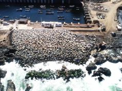 Obras Portuarias del MOP refuerza protección de Caleta Chungungo ante marejadas y erosión costera