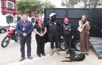 Municipio de La Serena incorpora perros adiestrados a patrullajes municipales
