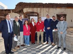 Visitan ruinas de Casa Piñera que proyecta su restauración tras el incendio de hace una década