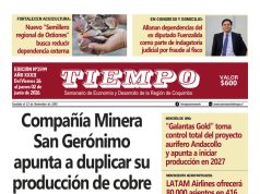Semanario Tiempo Viernes 26 de Junio de 2026