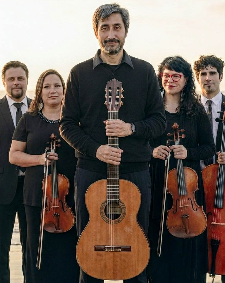 Días 16 y 17 de junio: Música de cámara llega a La Serena y Coquimbo con el Cuarteto Mistral y el guitarrista Leonardo Muñoz