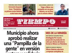 Semanario Tiempo Viernes 14 de Agosto de 2026