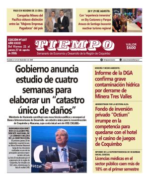Semanario Tiempo Viernes 21 de Agosto de 2026