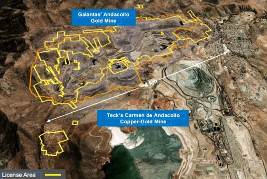 Galantas selecciona a empresas contratistas de ingeniería y planificación minera para el proyecto “Andacollo Oro”