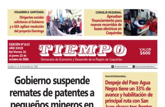 Semanario Tiempo Viernes 16 de Octubre de 2026